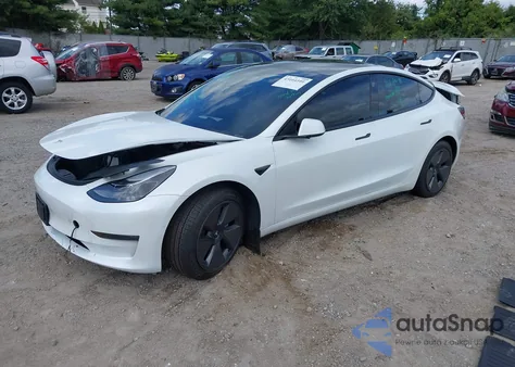 2021 Tesla Model 3 Standard Range Plus Rear-Wheel Drive из США, поврежденный, VIN 5YJ3E1EA6MF052276
